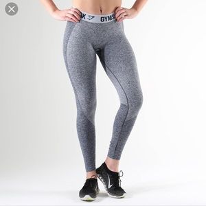 Gymshark Flex Leggings Sapphire Blue/ Gray Marl